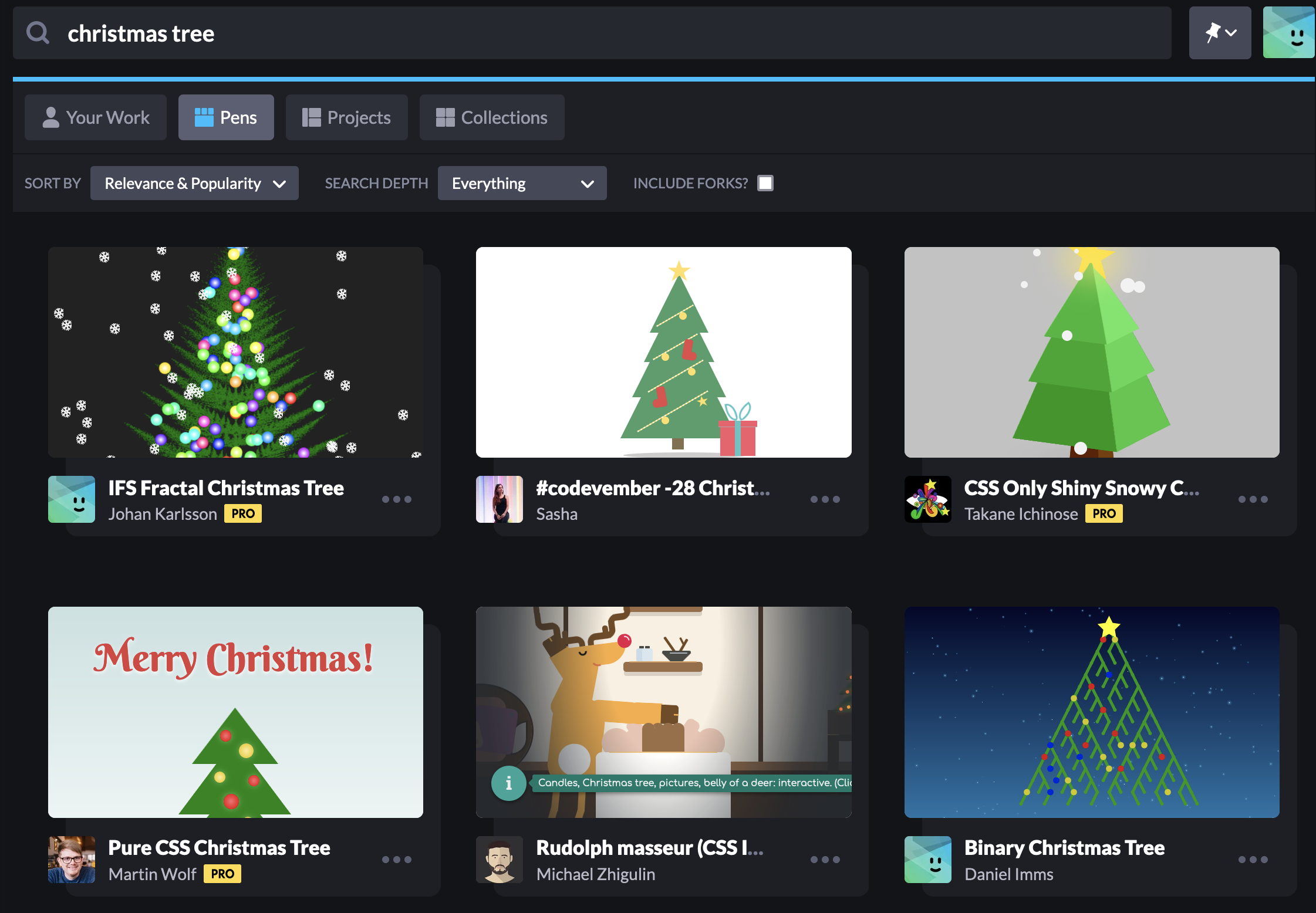 Codepen 好玩的网页