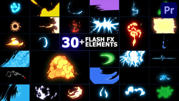 Flash FX Elements - VideoHive 43307372