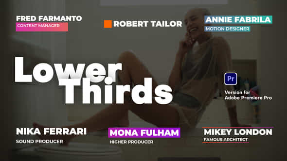 Lower Thirds Animation - VideoHive 45743132