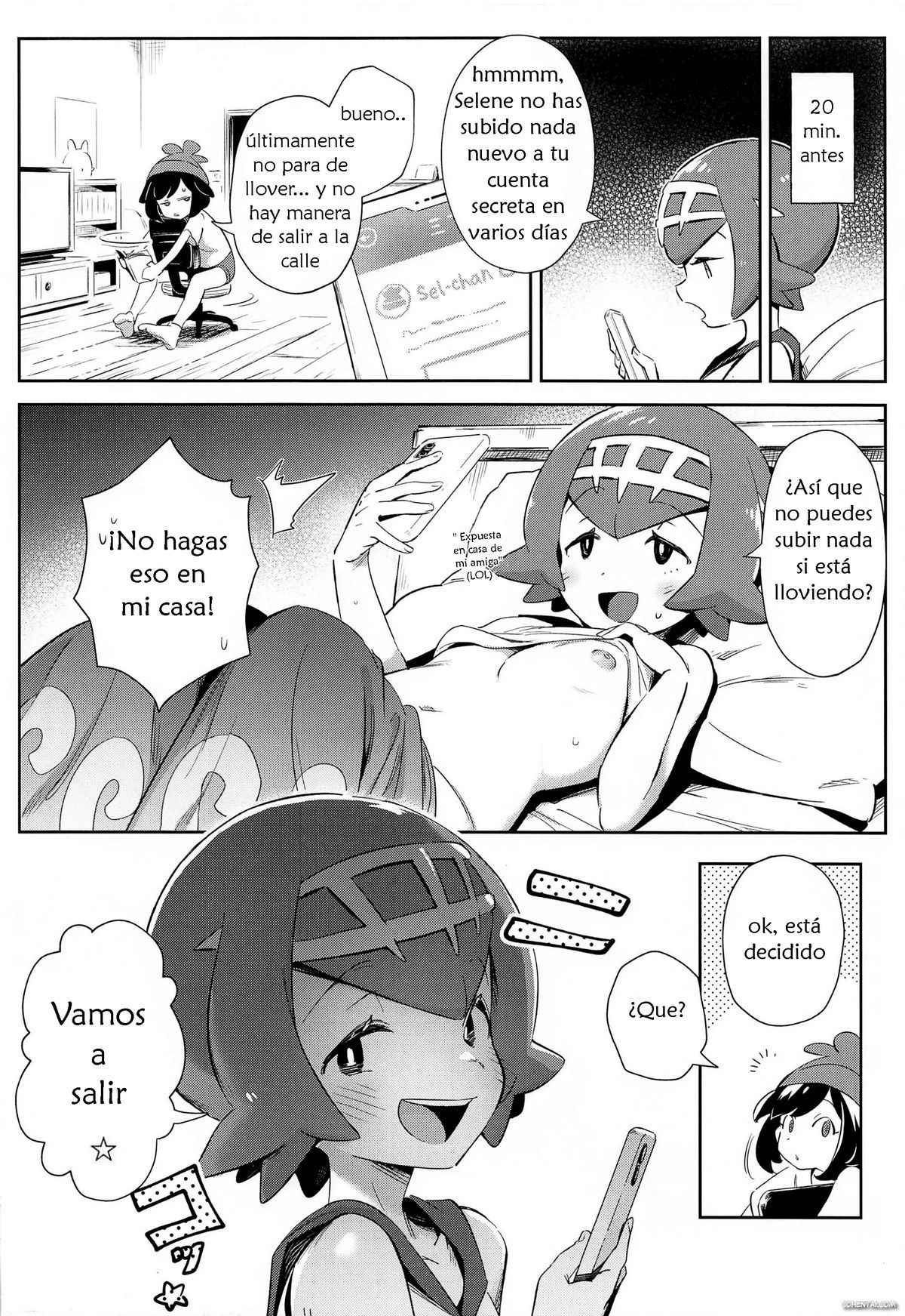 Onnanoko-tachi no Himitsu no Bouken 3 (Pokémon Sun & Moon) xxx comics manga porno doujin hentai español sexo 