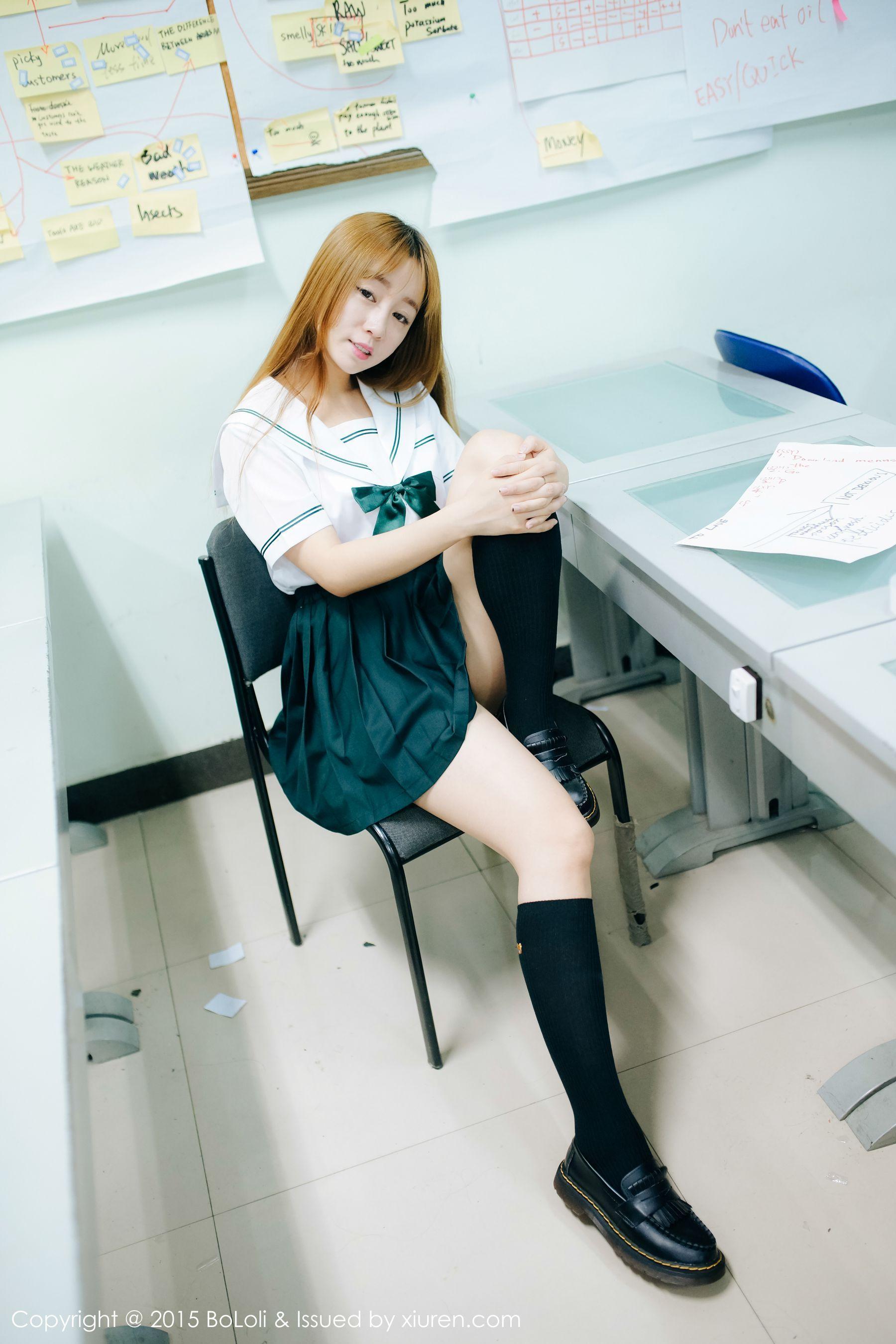 王语纯《JK制服》 [BoLoli波萝社] Vol.035 写真集(19)