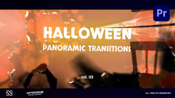 Halloween Panoramic Transitions - VideoHive 48475071