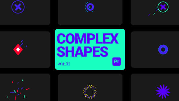 Complex Shapes 02 - VideoHive 46060325