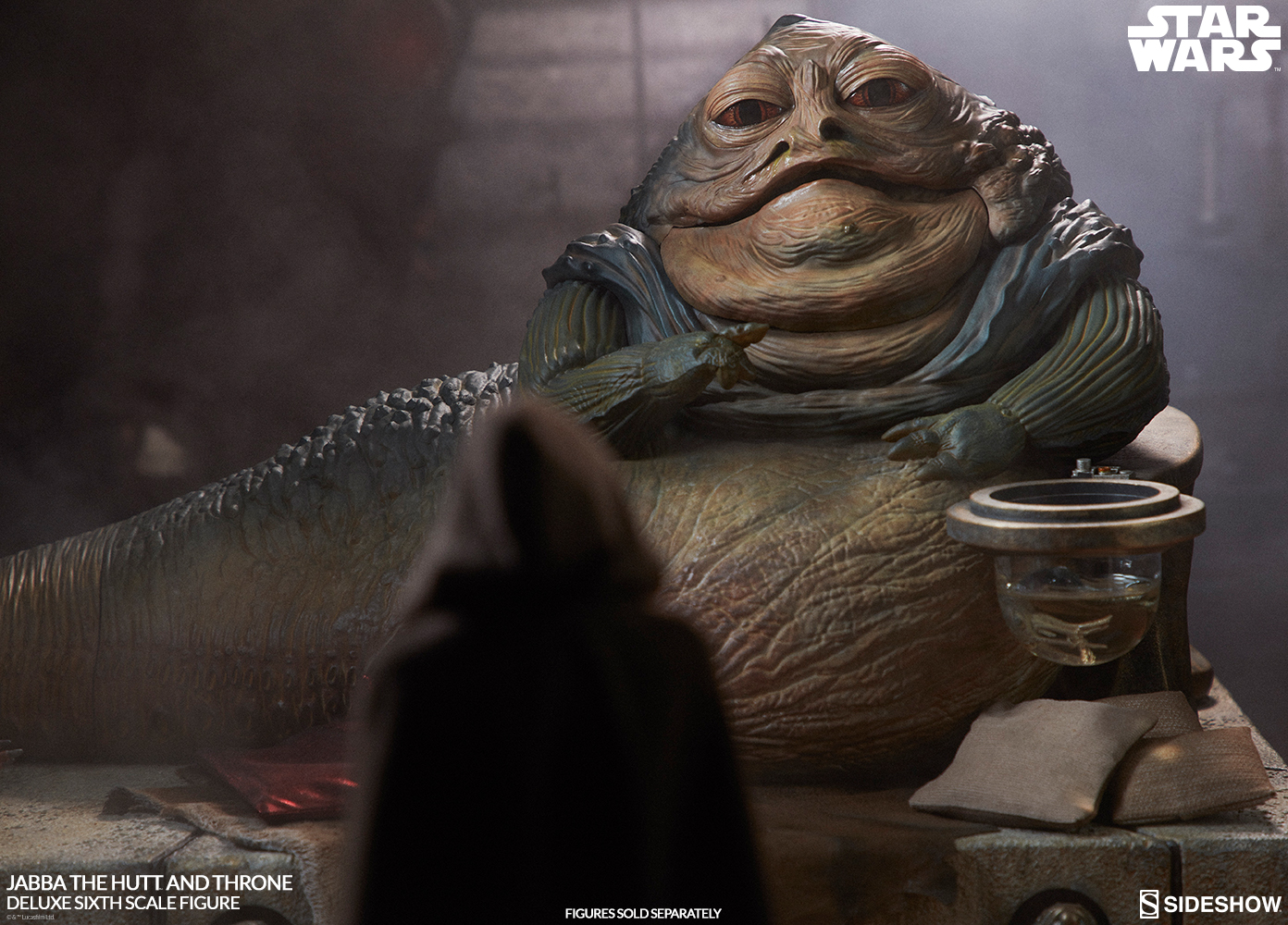 Star Wars Episode VI : Jabba the Hutt and throne - Deluxe Figure (Sideshow) MSEFPVDt_o