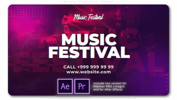 Music Festival Promo - VideoHive 25641113