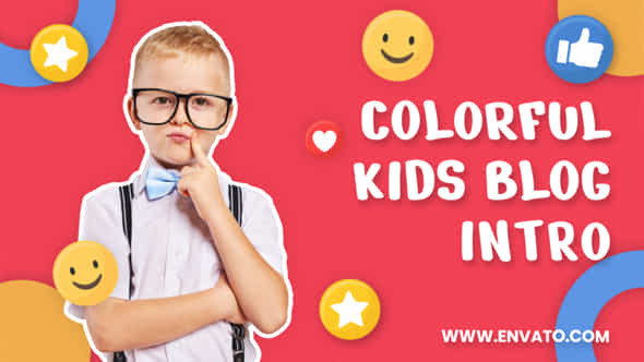 Kids Blog Intro - VideoHive 39991053