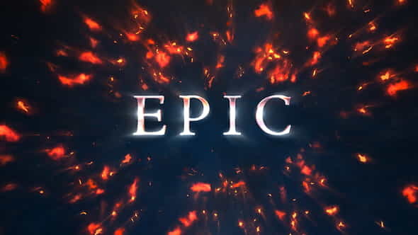 Epic Titles: Explosion 4K - VideoHive 18040487