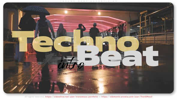 Techno Beat Advertising - VideoHive 44941417