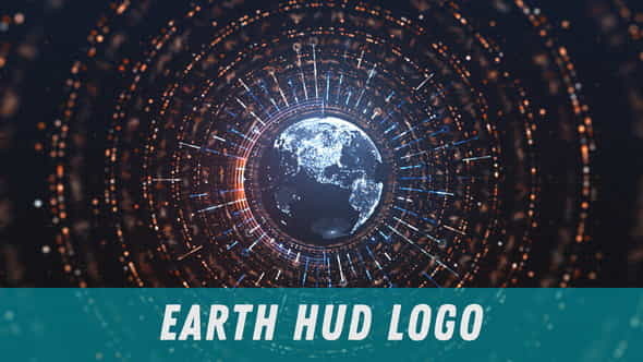 Earth HUD Logo - VideoHive 27636054