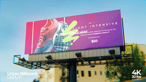 Urban Street Billboard Mockup - VideoHive 58656562