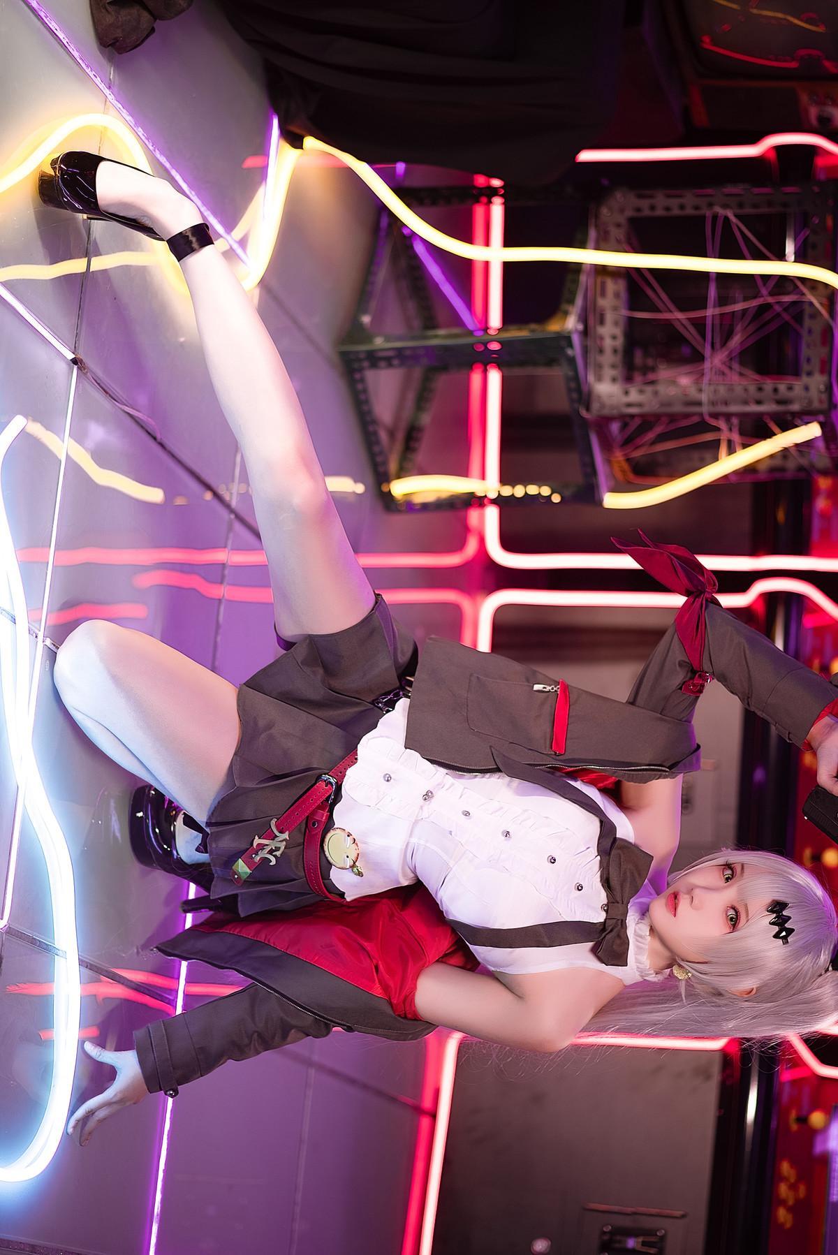 Cosplay 瓜希酱 少女前线 FN-57 Five-seveN(21)
