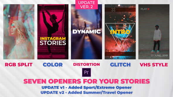 Stories Openers Pack - VideoHive 22426164