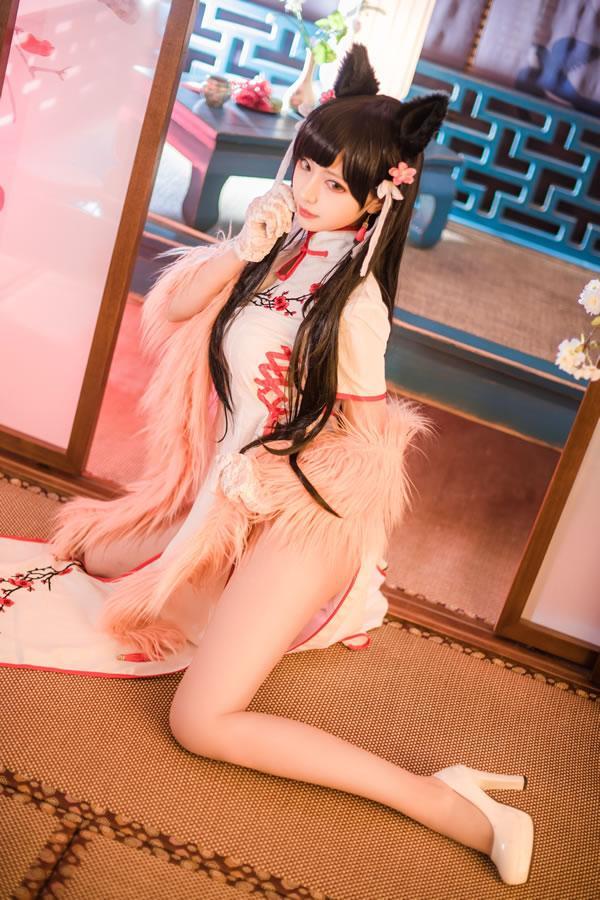 高颜值coser Shika小鹿鹿-爱宕旗袍(1)