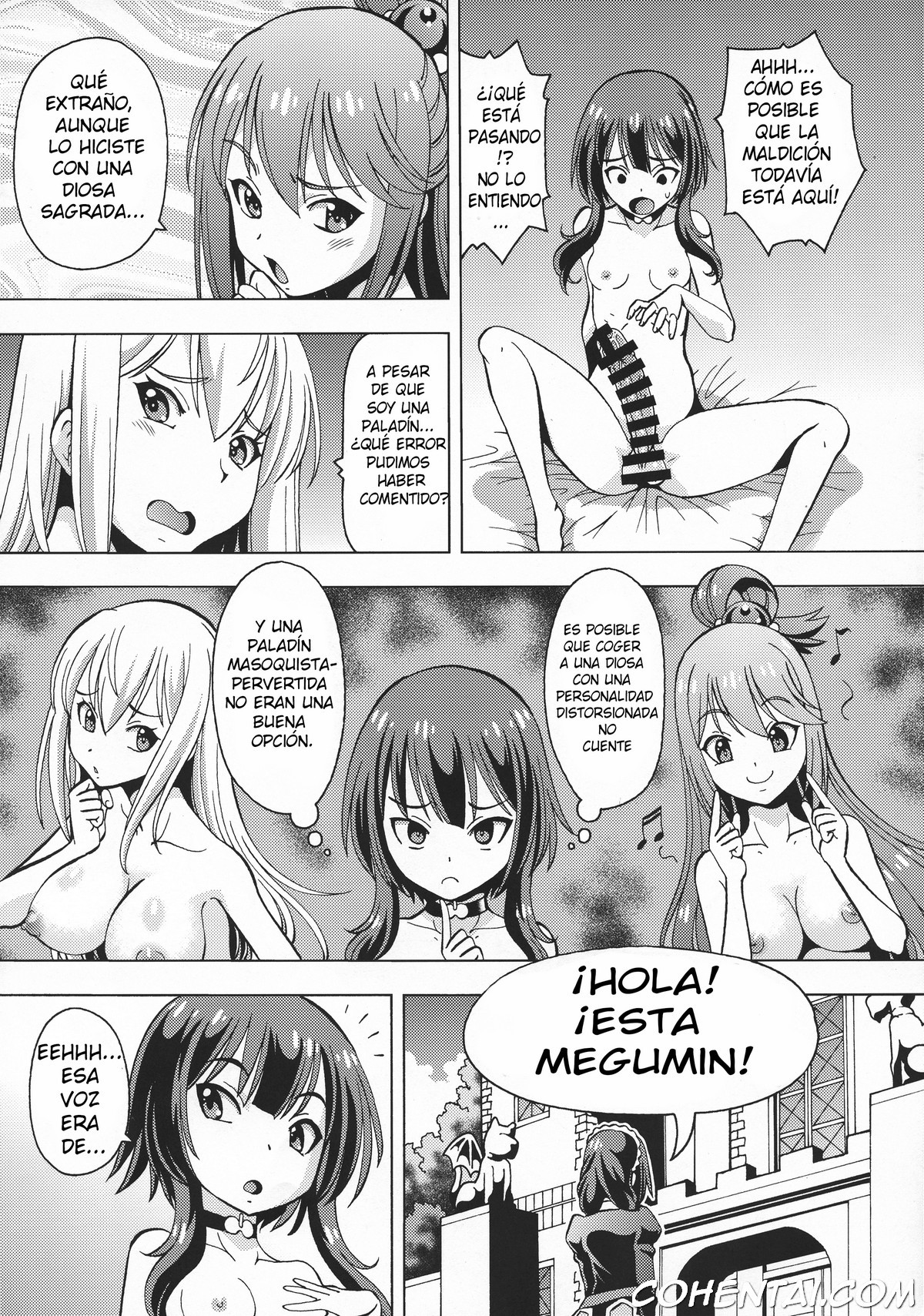 Ero Subarashii Sekai ni Nakadashi o! 6 FUTASUBA (Kono Subarashii Sekai ni Syukufuku o!) xxx comics manga porno doujin hentai español sexo 