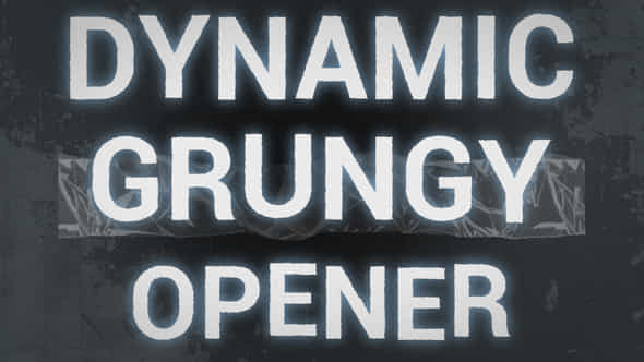 Dynamic Typo Opener - VideoHive 58855088