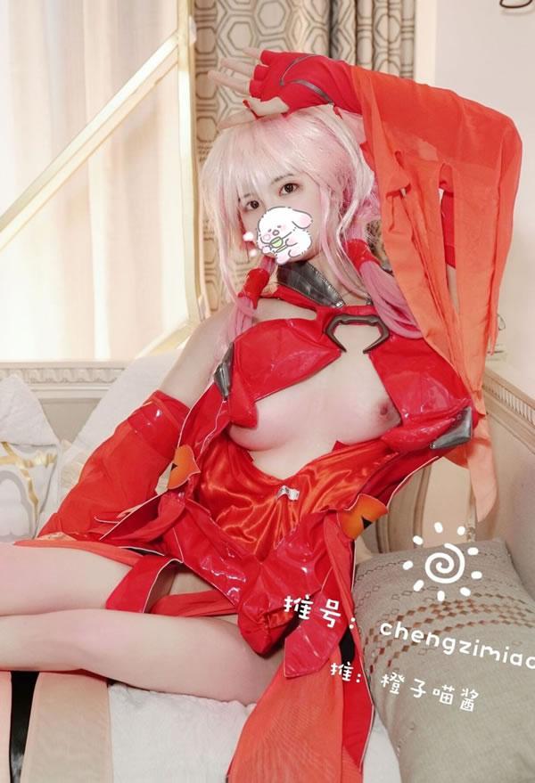 福利姬橙子喵酱-Saber+蝶祈尺度福利图(27)