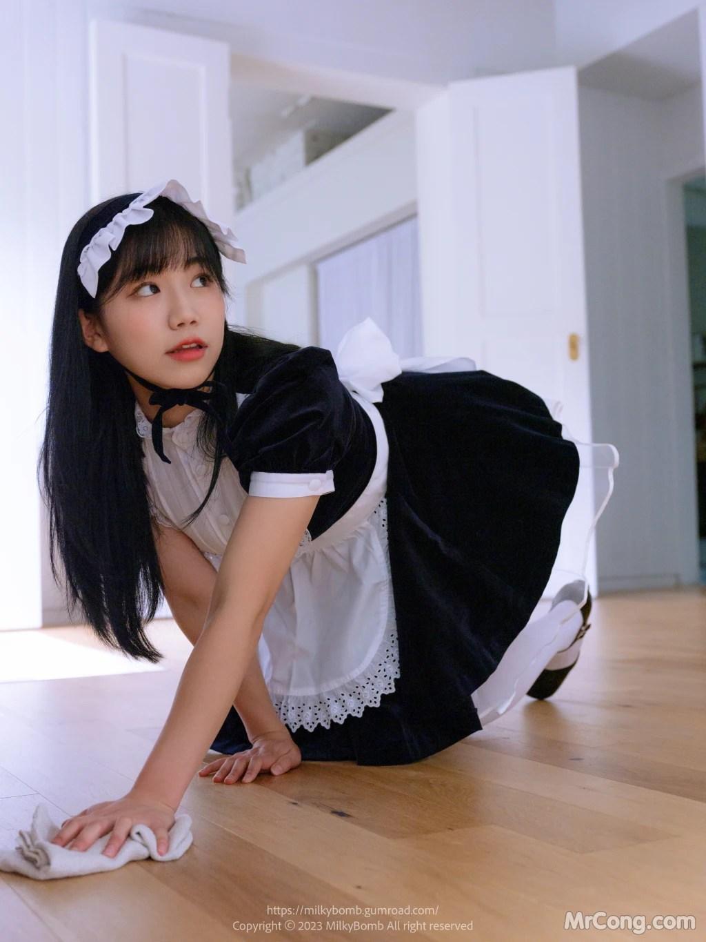 [MilkyBomb] Yui: Vol.3 Maid (291 photos )(74)