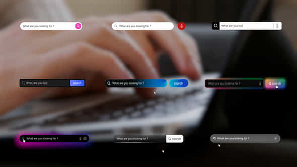Animated Search Bar Kit - VideoHive 57919811