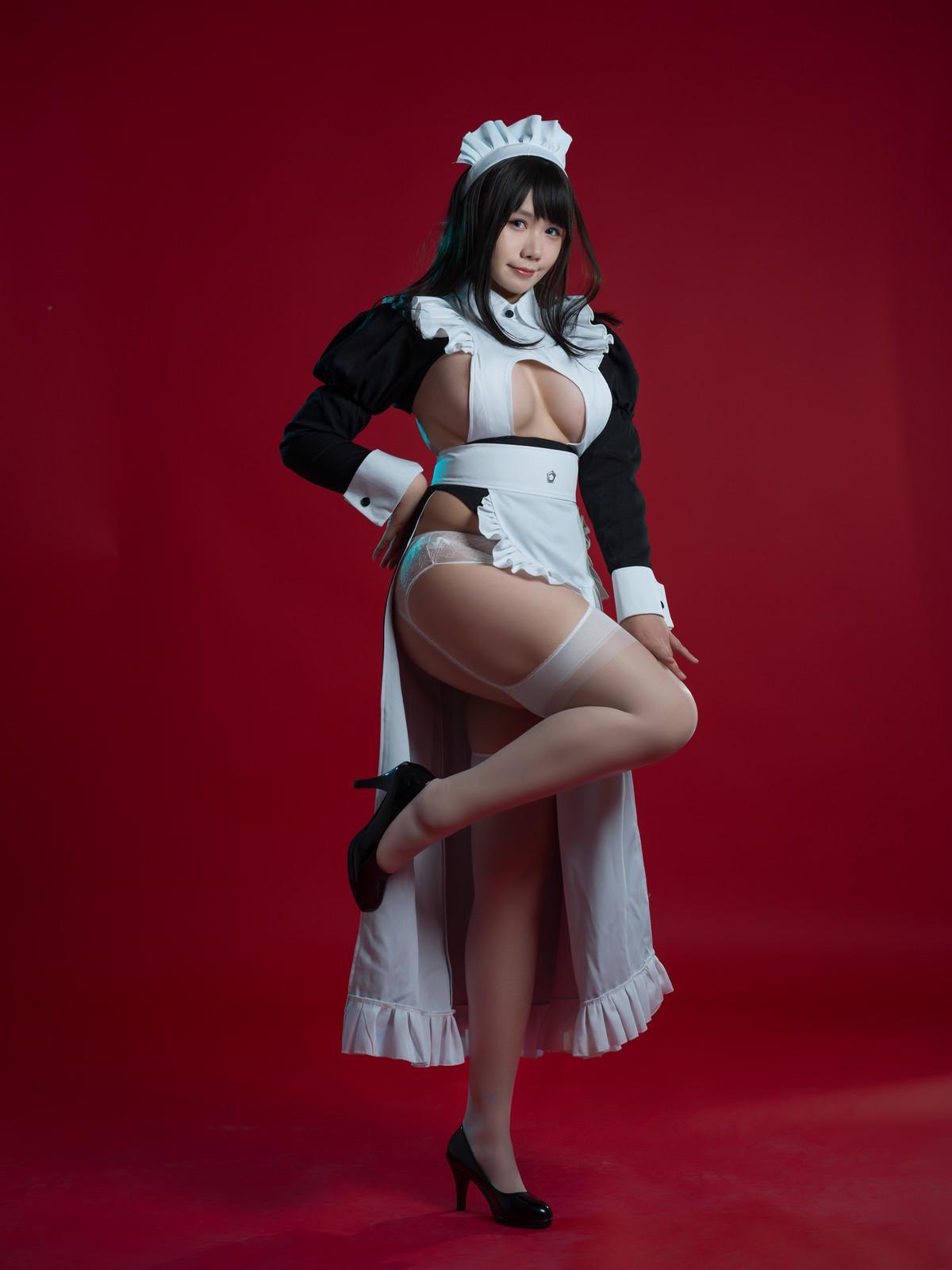 Cosplay 麻花麻花酱 女仆系列(60)