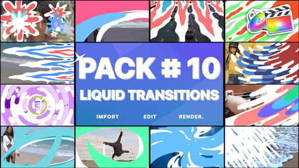 Liquid Transitions Pack 10 | - VideoHive 28405491