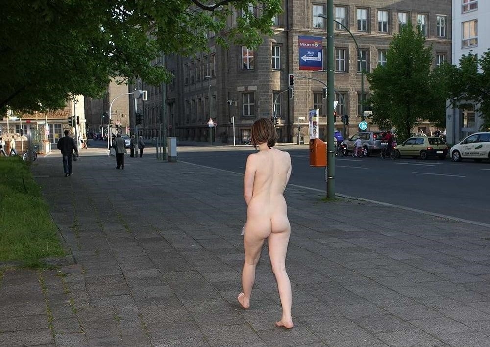 Nude women walking in public-7454