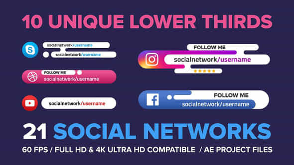 Social Networks Pack - VideoHive 22968494