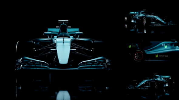 Formula One Branding Opener - VideoHive 33306624