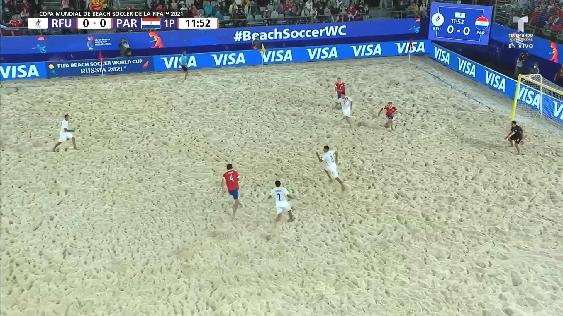 FIFA Beach Soccer World Cup Russia vs Paraguay 21/08/2021