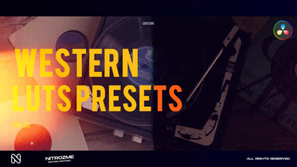 Western Lut Vol 03 For Davinci Resolve - VideoHive 49365682