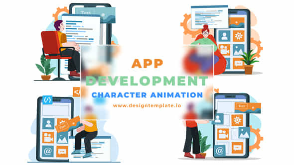 App Development Character - VideoHive 39797083