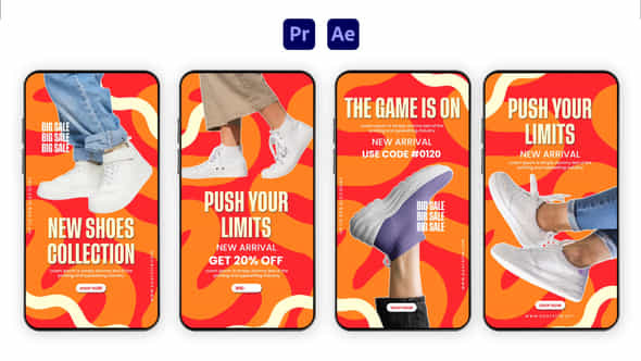 Sneaker Drop Instagram Story Pack - VideoHive 58141784