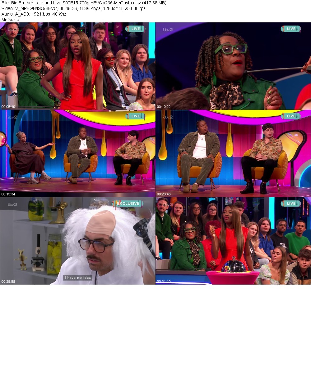 Big Brother Late and Live S02E15 720p HEVC x265-MeGusta