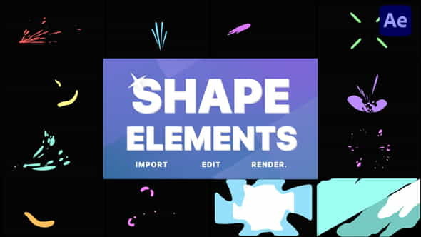 Shapes Elements | After Effects - VideoHive 33982769