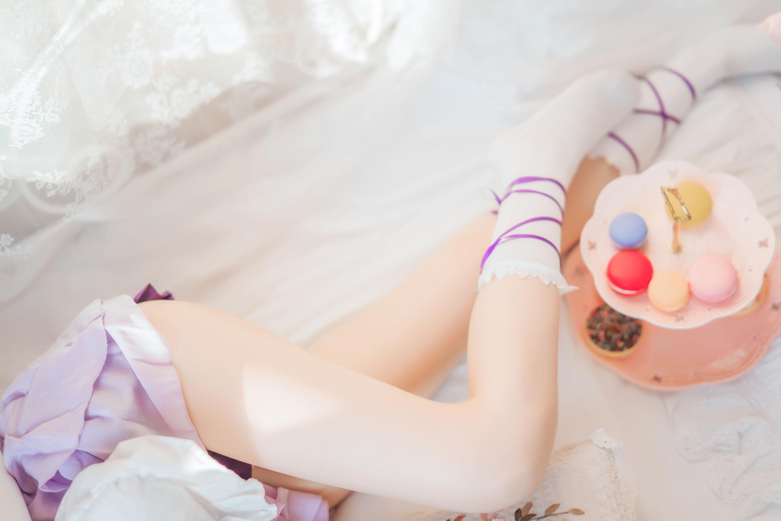 [Cosplay写真] 桜桃喵 – 蕾姆小睡裙(36)