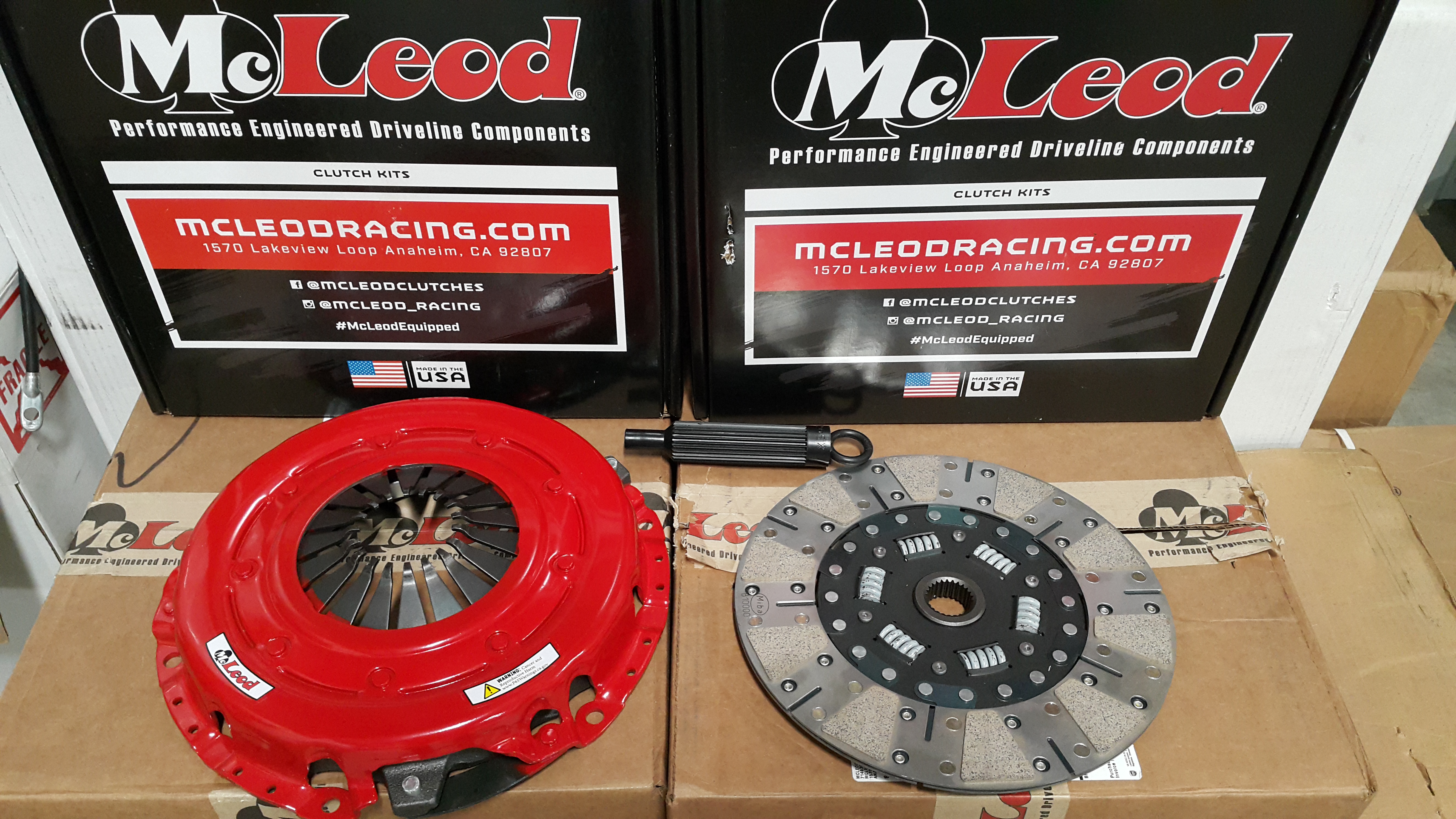 McLeod Racing 260543 Disc Performance Sprung Hub Brz Button Facing 12in X 1-1/8 X 10 Spl 
