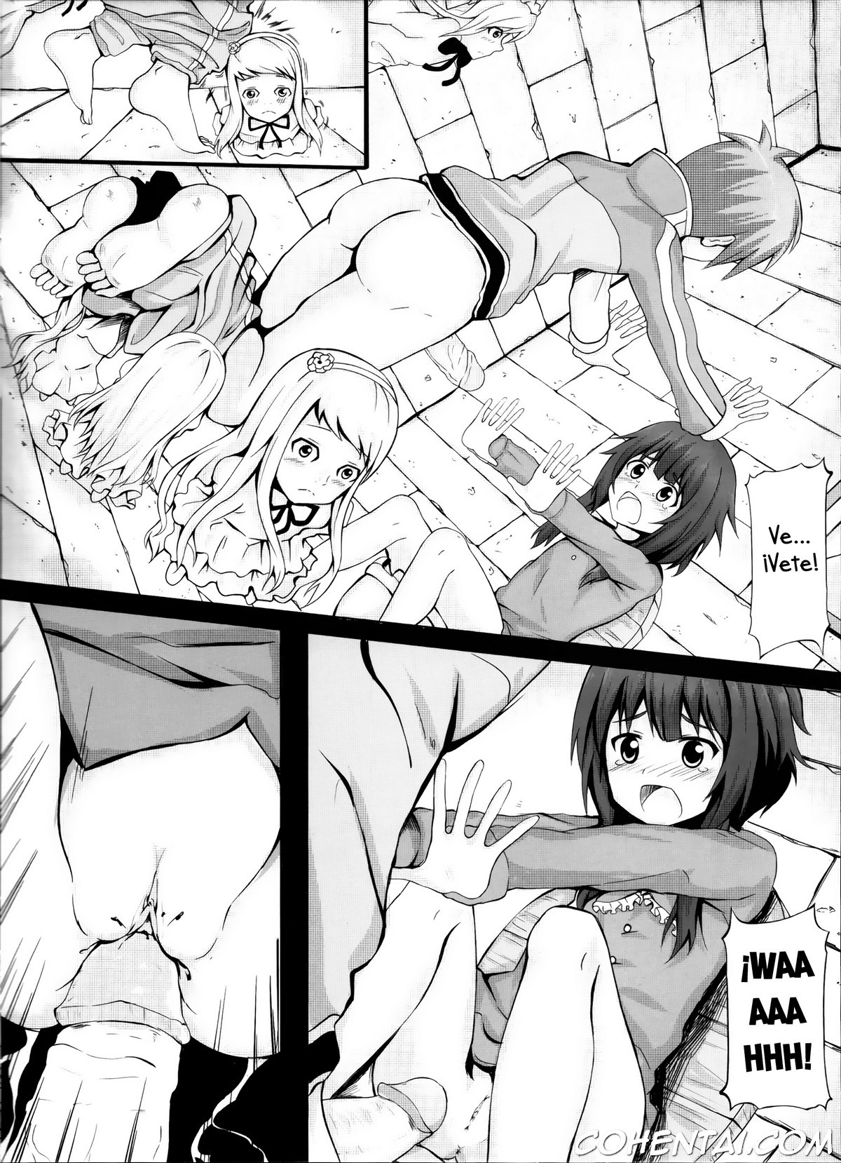 Giving ○○ to Megumin in the Toilet! (Kono Subarashii Sekai ni Syukufuku o!) xxx comics manga porno doujin hentai español sexo 