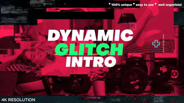 Dynamic Glitch Powerful Intro - VideoHive 29574580