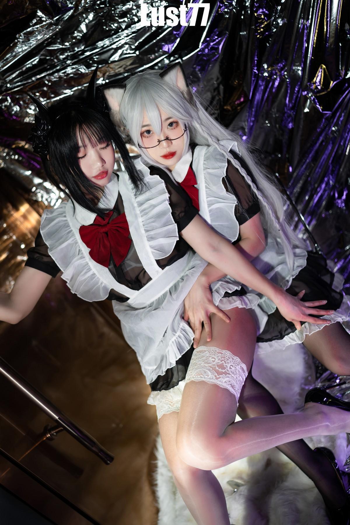 Cosplay 柒柒要乖哦 女仆の惩戒课 Set.01(23)