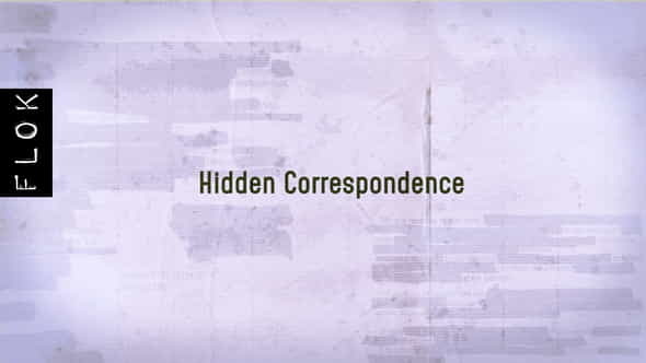 Hidden Correspondence - VideoHive 23257276