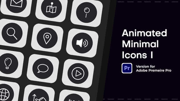Animated Minimal Icons - VideoHive 44766338