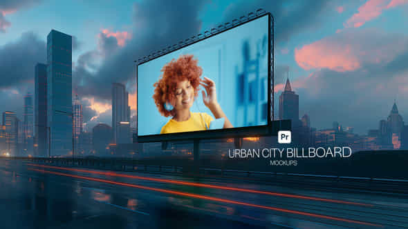 Urban City Billboard Mockups For Premiere Pro - VideoHive 52337793