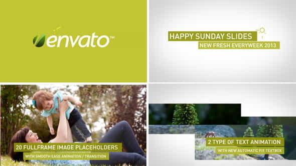 Happy Sunday Slides - VideoHive 4632846