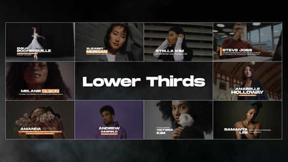 Lower Thirds Mogrt - VideoHive 51712223