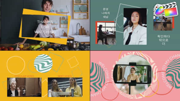 Youtube Endscreens For Fcpx - VideoHive 50585804