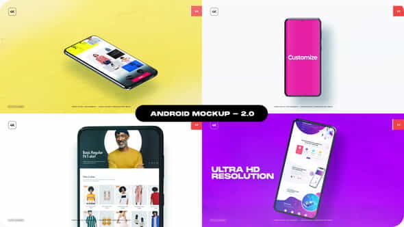 Android Mockup - Package 02 - VideoHive 37270157