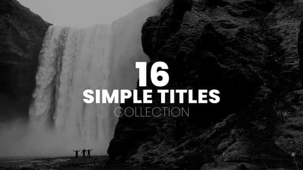 Simple Titles Pack - VideoHive 37082701