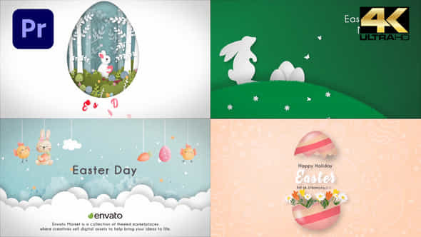 Happy Easter Day - VideoHive 33787763