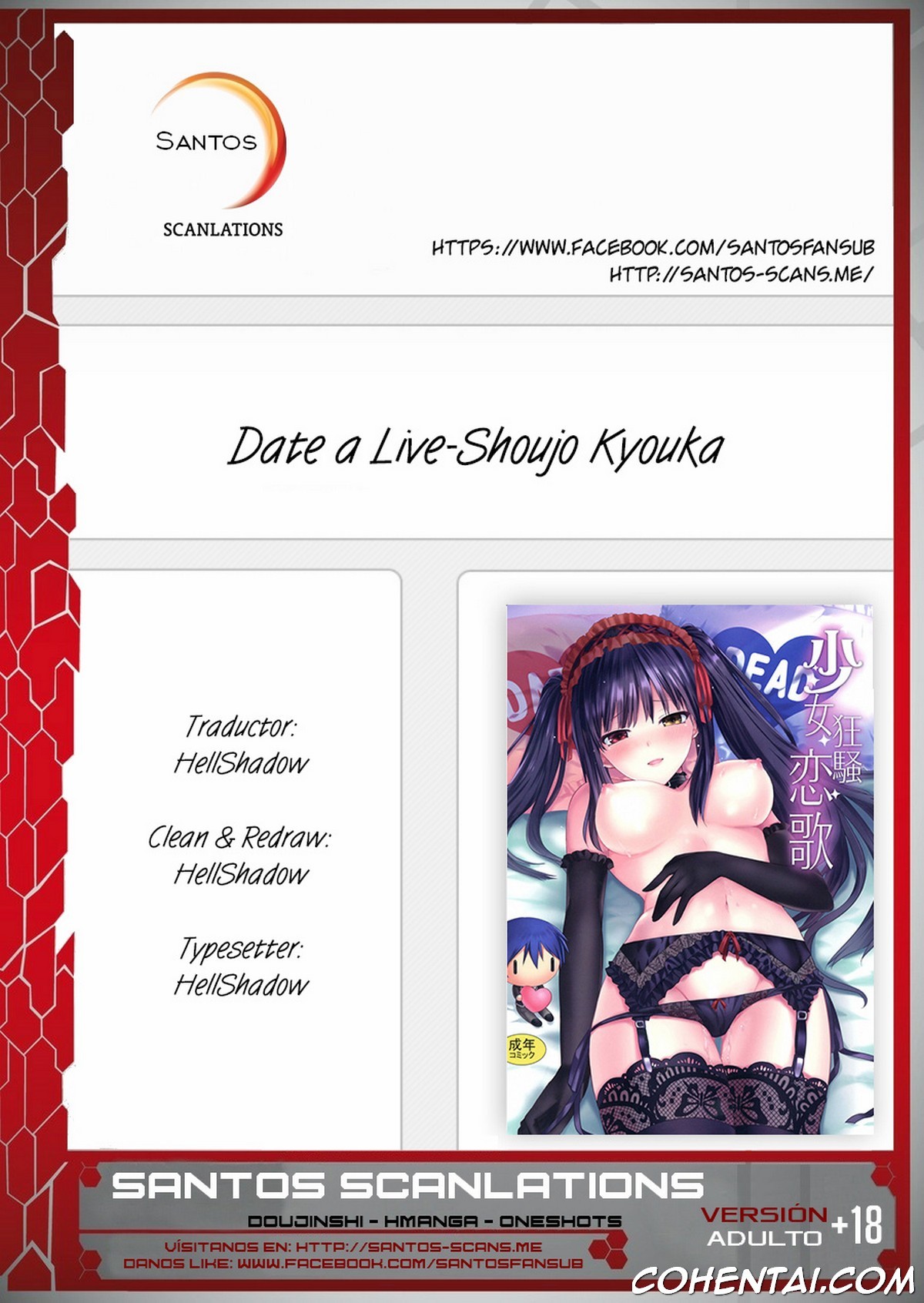 Shoujo Kyousou Koiuta (Date A Live) xxx comics manga porno doujin hentai español sexo Date A Live Kurumi Tokisaki Shido Itsuka