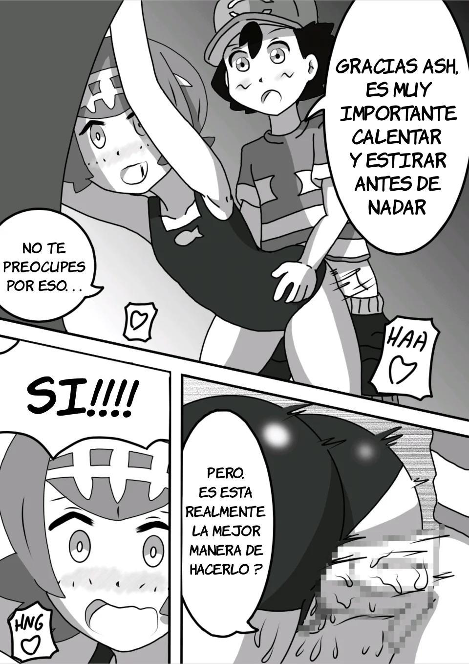 Harem en Alola - Charla diaria de Ash y Chloe 6 - 10