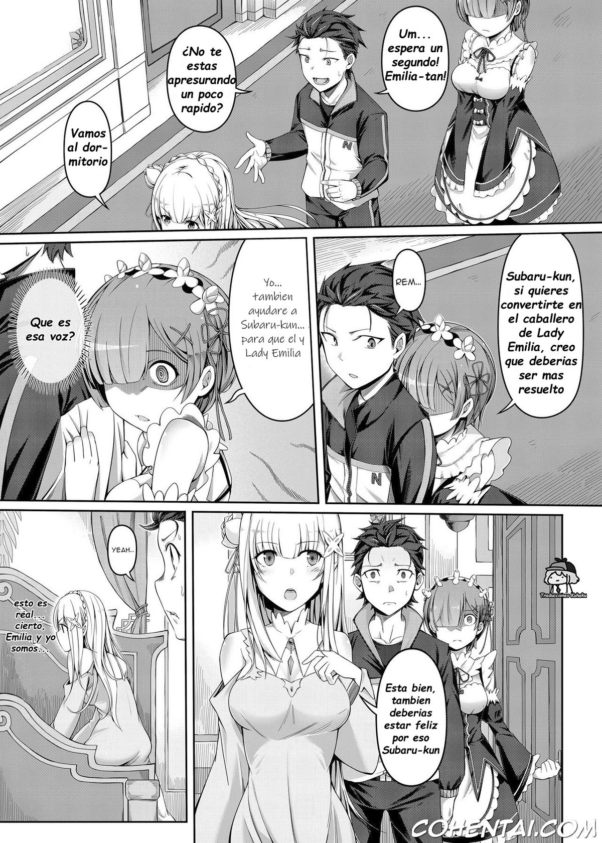 Jishou Kishidou (Re:Zero kara Hajimeru Isekai Seikatsu) xxx comics manga porno doujin hentai español sexo 